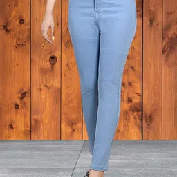 Hayler Women Cotton Mid-Rise Stretchable Jeans-image-94