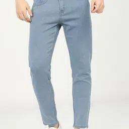 HIGHLANDER Men Blue Tapered Fit Stretchable Jeans-picture-15