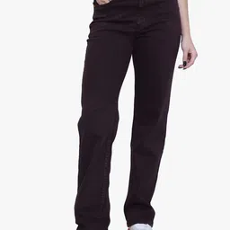 FCK-3 Women Super Straight Fit High-Rise Clean Look Stretchable Jeans-picture-25