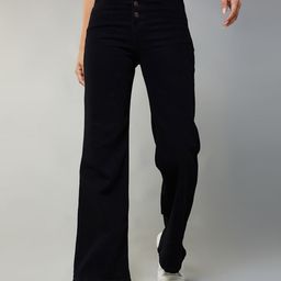 DOLCE CRUDO Women Wide Leg High-Rise Stretchable Jeans-picture-4