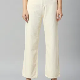 Mast & Harbour Women Relaxed Fit Comfort Cotton Stretchable Jeans-picture-14