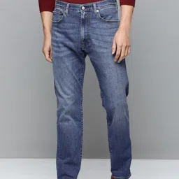 Levis Men Blue 551Z Straight Fit Mid Rise Light Fade Stretchable Jeans-image-17