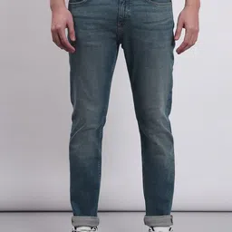 Lee Men Slim Fit Clean Look Light Fade Stretchable Jeans-picture-22