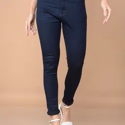 Crimsoune Club Women Slim Fit Light Fade Stretchable Jeans-picture-31