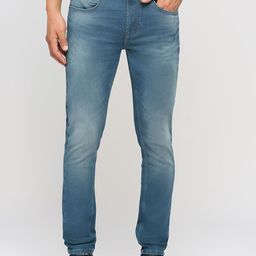 Pepe Jeans Men Skinny Fit Clean Look Light Fade Whiskers Stretchable Jeans-picture-30
