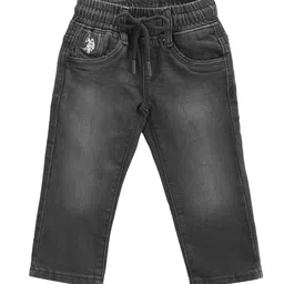 U.S. Polo Assn. Kids Boys Mid-Rise Low Distress Light Fade Stretchable Jeans-picture-32