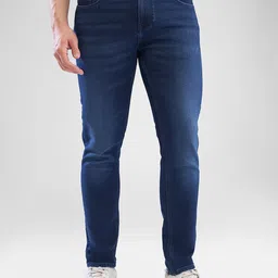 SPYKAR Men Slim Fit Low-Rise Low Distress Light Fade Cotton Stretchable Jeans-picture-40