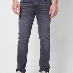 SPYKAR Men Slim Fit Low-Rise Light Fade Stretchable Jeans-picture-27