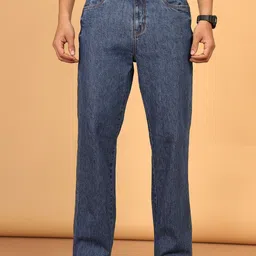 Wrangler Men Straight Fit Mid Rise Clean Look Stretchable Jeans image 4