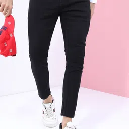 HIGHLANDER Men Black Skinny Fit Stretchable Jeans-image-70