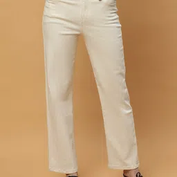 Beatnik Women Straight Fit High-Rise Stretchable Jeans-image-3