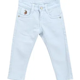 U.S. Polo Assn. Kids Boys Classic Slim Fit Low Distress Stretchable Jeans image 1