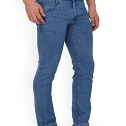 STUDIO NEXX Men Relaxed Fit Mid Rise Light Fade Stretchable Jeans image 2