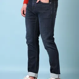 V-Mart Men Light Fade Mid-Rise Stretchable Jeans image 5