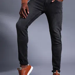 HARDSODA Men Slim Fit Light Fade Stretchable Jeans image 5