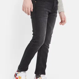 Octave Boys Mid-Rise Light Fade Stretchable Jeans image 3