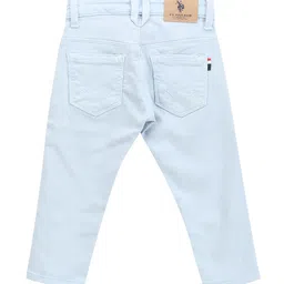 U.S. Polo Assn. Kids Boys Classic Slim Fit Low Distress Stretchable Jeans image 2