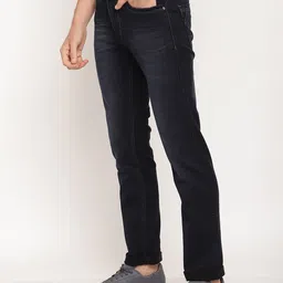 Octave Men Navy Blue Regular Fit Jeans image 3