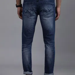 WROGN Men Slim Fit Light Fade Stretchable Comfort Clean Look Jeans image 3