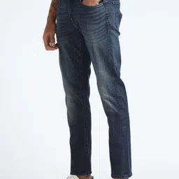 Flying Machine Men Tapered Fit Light Fade Clean Look Cropped Stretchable Jeans image 3