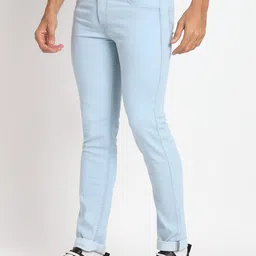 RAGZO Men Slim Fit Low-Rise Clean Look Stretchable Jeans image 4