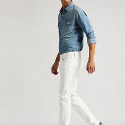 Pepe Jeans Men Vapour Slim Fit Mid-Rise Clean Look Stretchable Jeans image 2