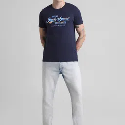 Jack & Jones Men Slim Fit Low-Rise Clean Look Heavy Fade Stretchable Jeans image 2