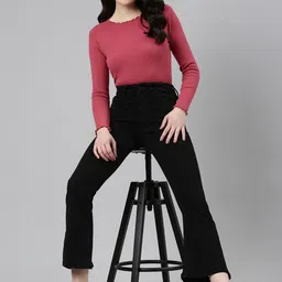 SHOWOFF Women Jean Bootcut Mid Rise Bootcut Jeans image 5