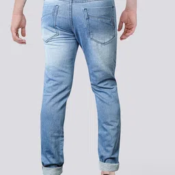 Jb Just BLACK Men Urban Slim Light Fade Mid-Rise Slim Fit Stretchable Jeans image 5