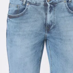 Mufti Men Mid-Rise Tapered Fit Heavy Fade Stretchable Jeans image 2