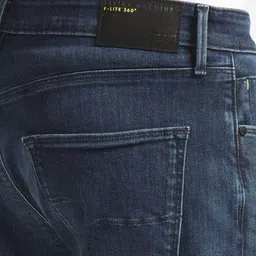 Flying Machine Men Tapered Fit Light Fade Clean Look Cropped Stretchable Jeans image 5