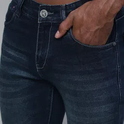 Cantabil Men Regular Fit Light Fade Stretchable Cotton ????Jeans image 4