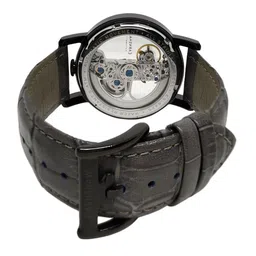 EARNSHAW Men Embellished Leather Bracelet Style Analogue Automatic Motion Watch ES-8225-07 image 4