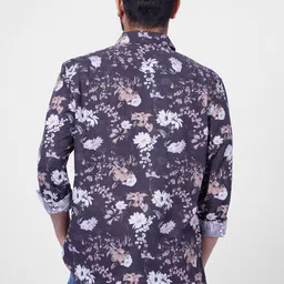 Jack & Jones Men Floral Printed Casual Cotton Shirt image 3