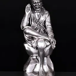 Exotic India Silver-Toned Idol Showpiece-image-0