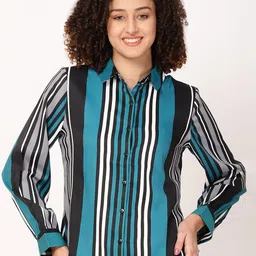 FUTURO Striped Shirt Style Top-picture-19