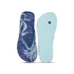 Bata Womens Stylish and Comfortable Thong Flipflops - Blue image 4