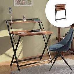 urban ladder Bruno Solid Wood Study Table in Teak Finish-picture-40
