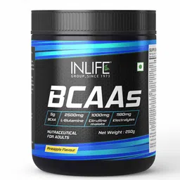 INLIFE BCAAs,  0.55 lb  22 Servings  Pineapple  image 2