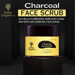 Indus Organics Charcoal Face Scrub 100g-image-8