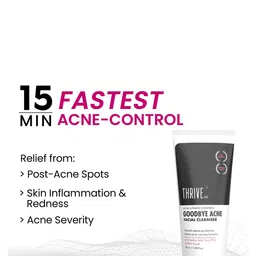 Thriveco Goodbye Acne Cleanser With Witch Hazel - 100ml image 3