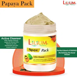 Lilium Pack Of 2 Papaya Glow Face Pack image 4