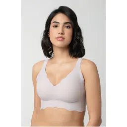bodyline Ash Grey Seamless Moulded Full-Coverage Cups Bra-image-58