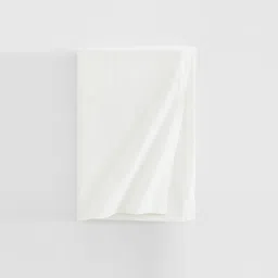 H&M White Self Design Cotton Tablecloth image 1