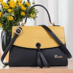 Exotic Colourblocked Structured Handheld Bag-picture-17