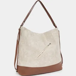 Styli Colourblocked PU Shopper Hobo Bag with Tasselled-picture-19