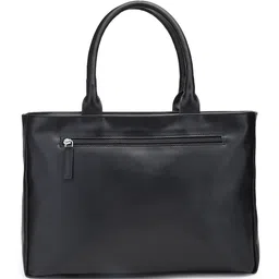 AQUATAN Structured Vegan Leather Tote Bag image 4
