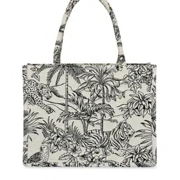 NR By Nidhi Rathi Floral Printed Structured Tote Bag image 4