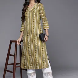 Varanga Printed Pure Cotton Kurta image 5