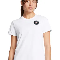 UNDER ARMOUR Women Graphic Printed Round Neck Cotton T-shirt-picture-14